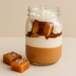 Bougie Jar CARAMEL BEURRE SALE 320g