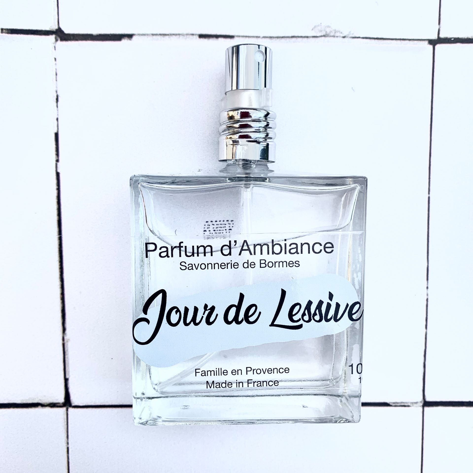 Parfum d'ambiance 100 ml JOUR DE LESSIVE - Savonnerie de Bormes