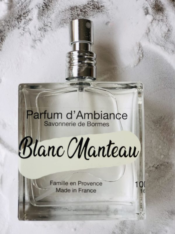 Parfum d'ambiance Blanc manteau - Les Savons de la Savonnerie de Bormes