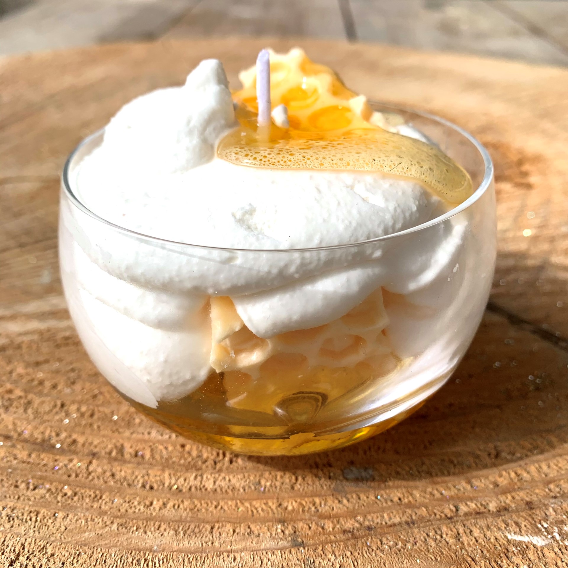 Bougie Verrine Gateau De Miel 190 G Savonnerie De Bormes