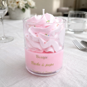 Bougie Chantilly 165 g BARBE A PAPA