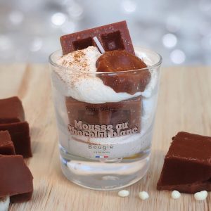 PEAU D'ANE - Bougie MOUSSE AU CHOCOLAT BLANC