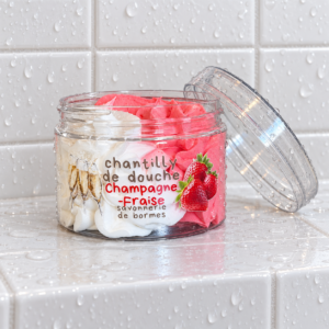 GELATO chantilly de douche et bain CHAMPAGNE FRAISE 100g