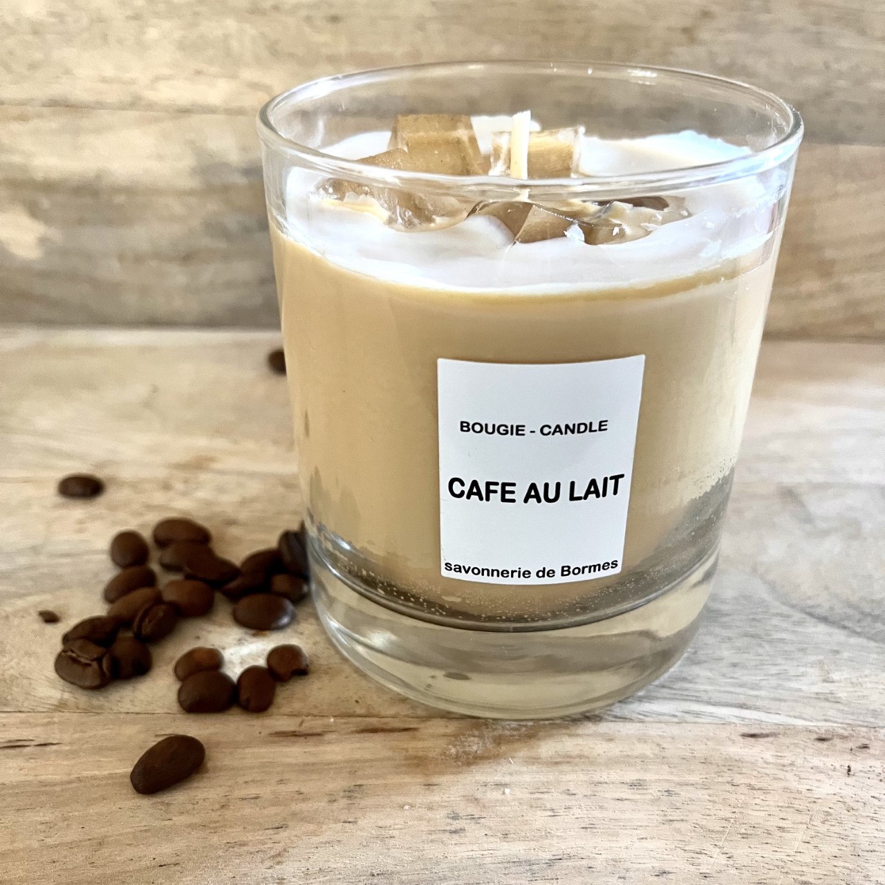 Bougie CAFE AU LAIT - Savonnerie de Bormes