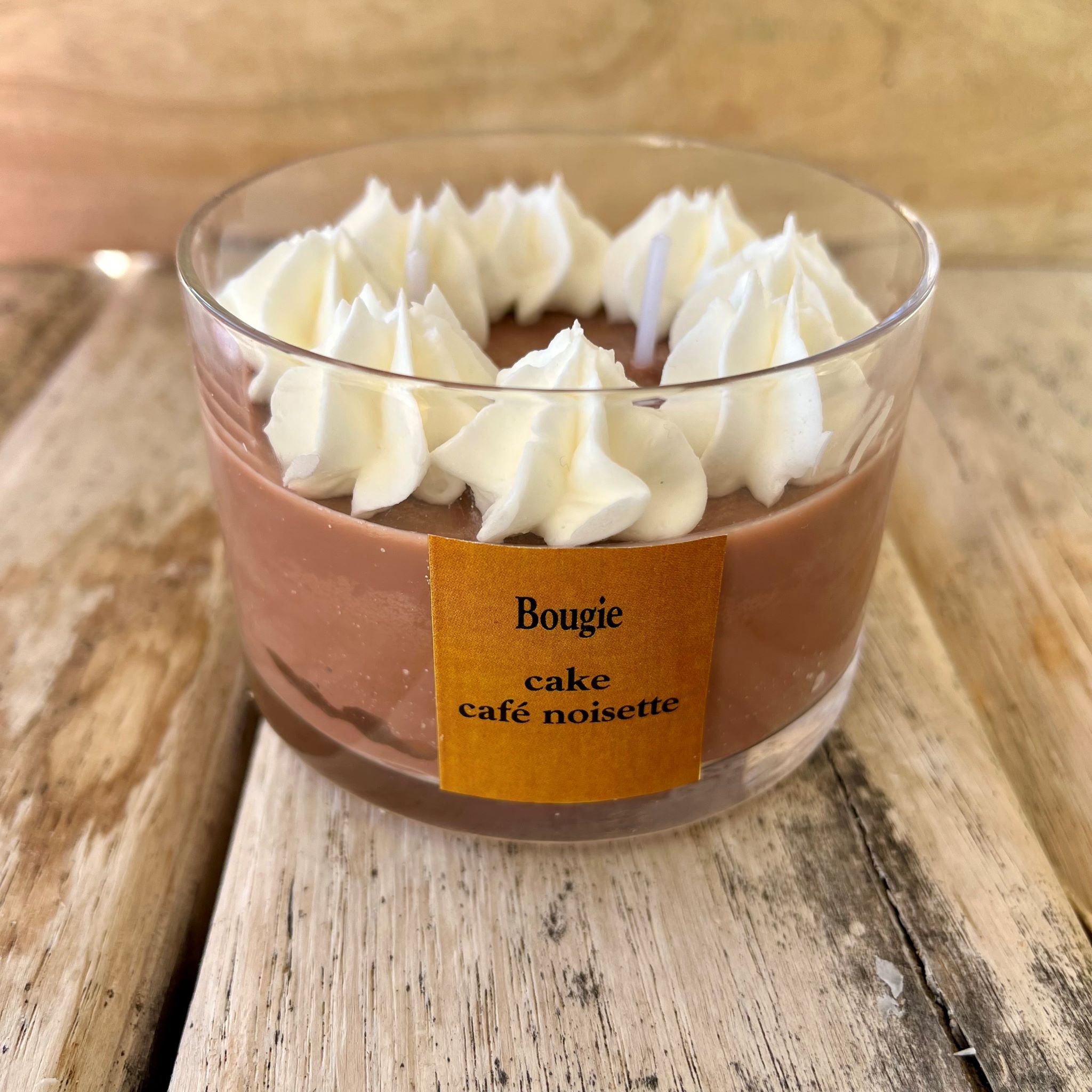 Bougie CAKE CAFE NOISETTE - Savonnerie de Bormes