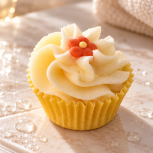 CUP CAKE FONDANT POUR LE BAIN ET LA DOUCHE FLEUR D'ORANGER