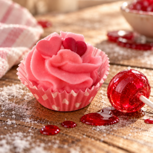 CUP CAKE FONDANT POUR LE BAIN ET LA DOUCHE POMME D'AMOUR