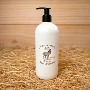 Crème douche au lait d'anesse bio 400ml 9 parfums