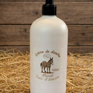 Crème douche au lait d'anesse bio 400ml 9 parfums
