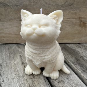 Bougie grand chat ROMY 625g 15cm hauteur