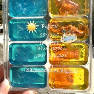 Petits savons invités BLUE LAGOON-JOUR DE PLAGE