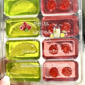 Petits savons invités CITRON FRAMBOISE