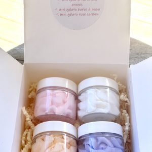 Box découverte 4 petits gelatos de douche