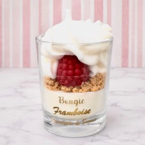 Mini bougie pâtissière FRAMBOISE