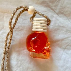Parfum de voiture tête de mort  CITROULLE DU SORCIER