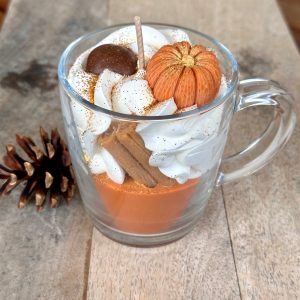 Bougie grande tasse NOIX NOISETTE