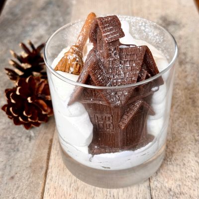 Bougie grand verre MAISON HANTEE