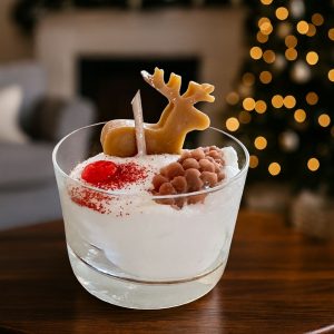 Bougie mini verrine POMME CANNELLE