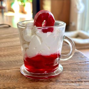 Bougie tasse SUCRE D'ORGE FRAISE