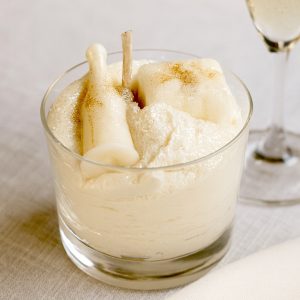 Bougie mini verrine CHAMPAGNE GIVRÉ 80g