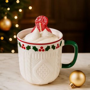 Bougie A MUG DE NOEL LAIT CHAUD