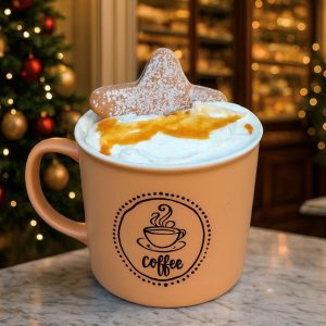 Bougie A MUG DE NOEL SABLE DE NOEL ZESTE D'ORANGE