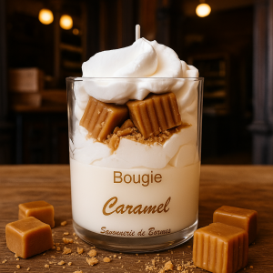 Bougie chantilly 180 g CARAMEL
