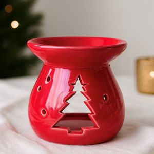 Brûle parfum ROUGE DECOUPE ALEATOIRE ( sapin, biche...)