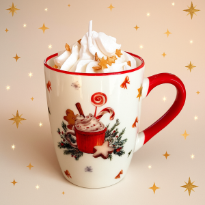 Bougie A mug Noël CARESSE D'HIVER