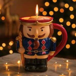 Bougie A CASSE NOISETTE BLEU CARAMEL CHOCOLAT