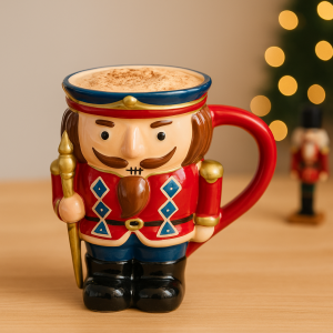 Bougie A CASSE NOISETTE ROUGE CHOCOLAT CARAMEL