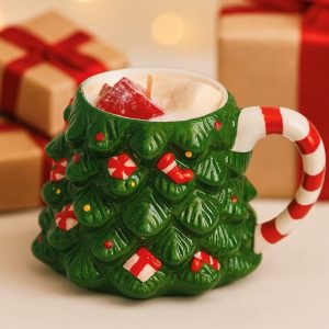 Bougie A MUG NOEL POMME CANNELLE