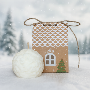 A NOEL BOUGIE PETITE BOULE DE NEIGE NOEL GOURMAND