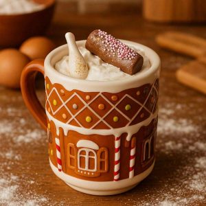 Bougie A MUG BÛCHE VANILLE