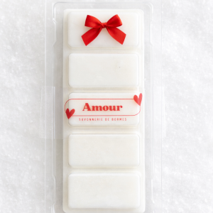 Barre fondant de cire végétale AMOUR