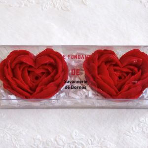 Deux fondants de cire ROSE CARMEN