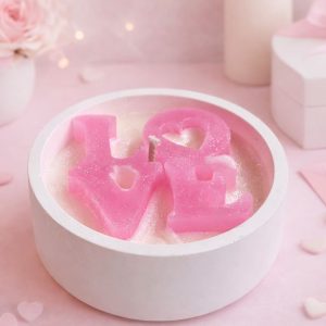 Bougie coupe Love SOIREE APRES LA PLAGE 175g