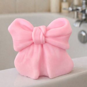 Gros savon noeud parfum RÊVE ROSE