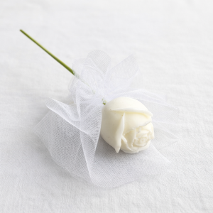 Bouton de cire FLEUR DE COTON