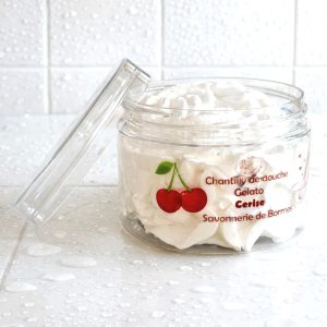 GELATO Chantilly de douche et bain CERISE BLANCHE 100 g