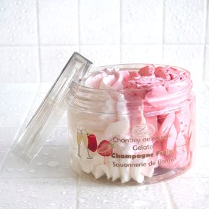 GELATO chantilly de douche et bain CHAMPAGNE FRAISE 100g