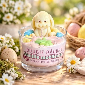 Bougie verrine pâques VANILLE MOËLLEUSE 140g