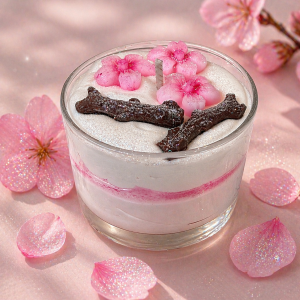 Bougie verrine FLEURS DE CERISIER 115 g