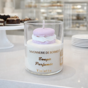 Bougie chantilly macaron VIOLETTE 150g