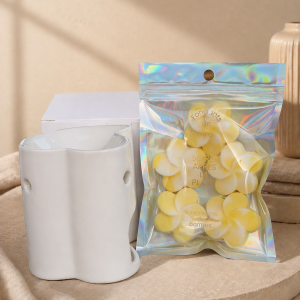 Coffret  UN BRULE PARFUM UN SACHET DE 5 FONDANTS DE CIRE SOIREE APRES LA PLAGE