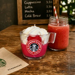 Bougie COFFEE SHOP FRAISE CHANTILLY