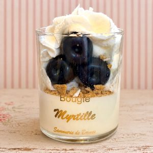 Bougie pâtissière MYRTILLE