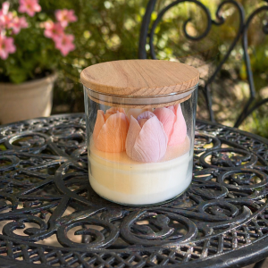 Bougie POT 4 TULIPES