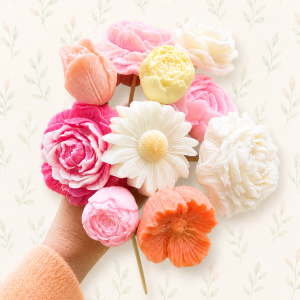 Fleurs de cire et soliflore