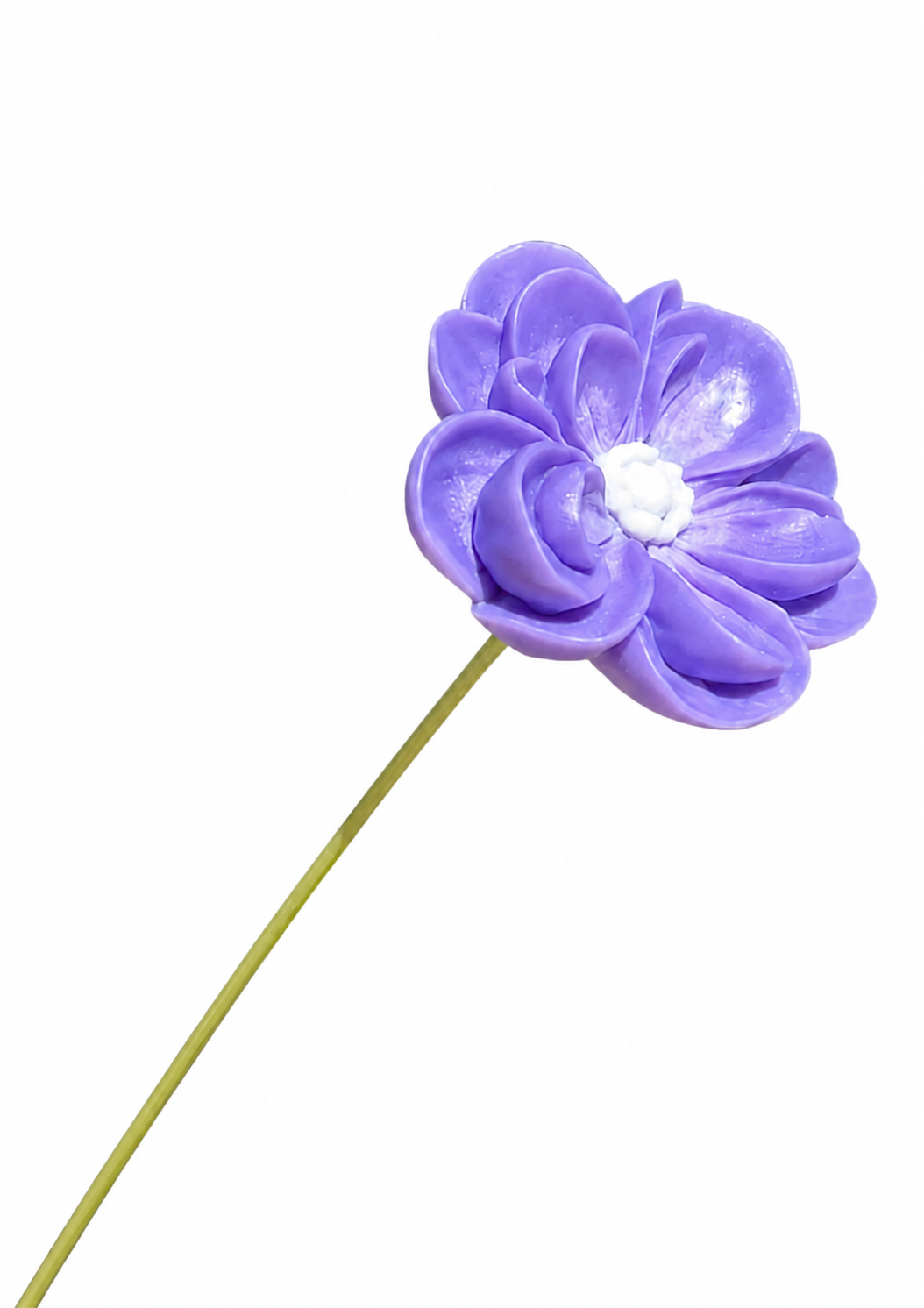 fleur de cire violette